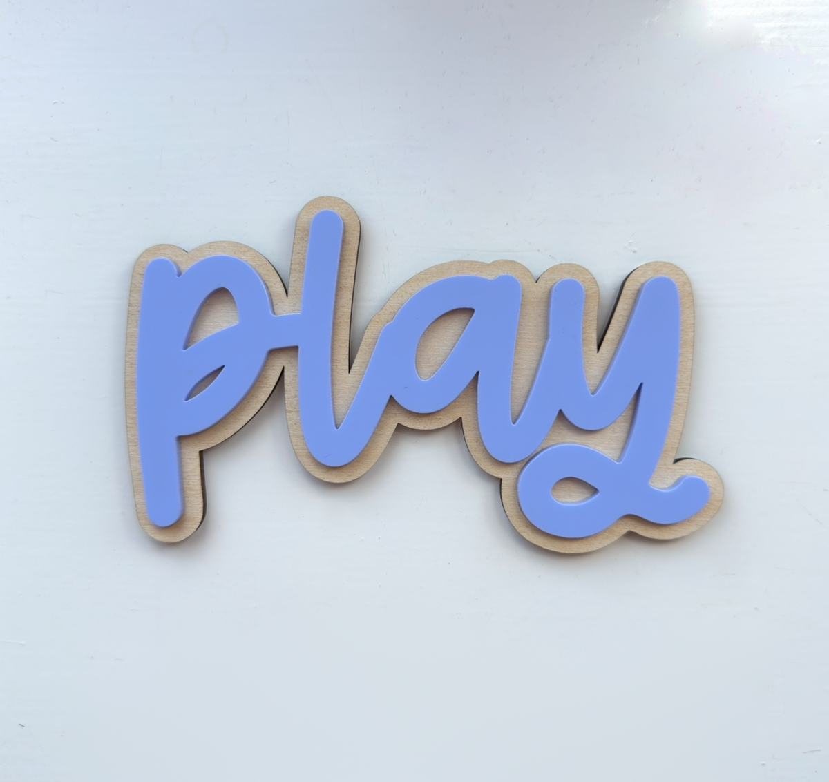 PLAY wall sign