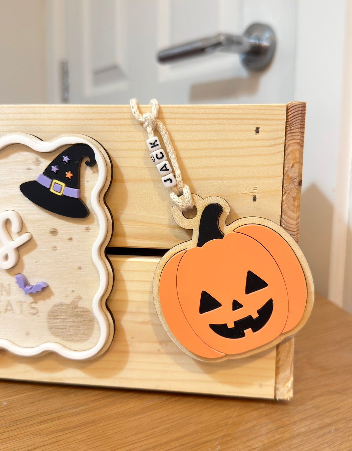 Boo crate Tags/hanging decor