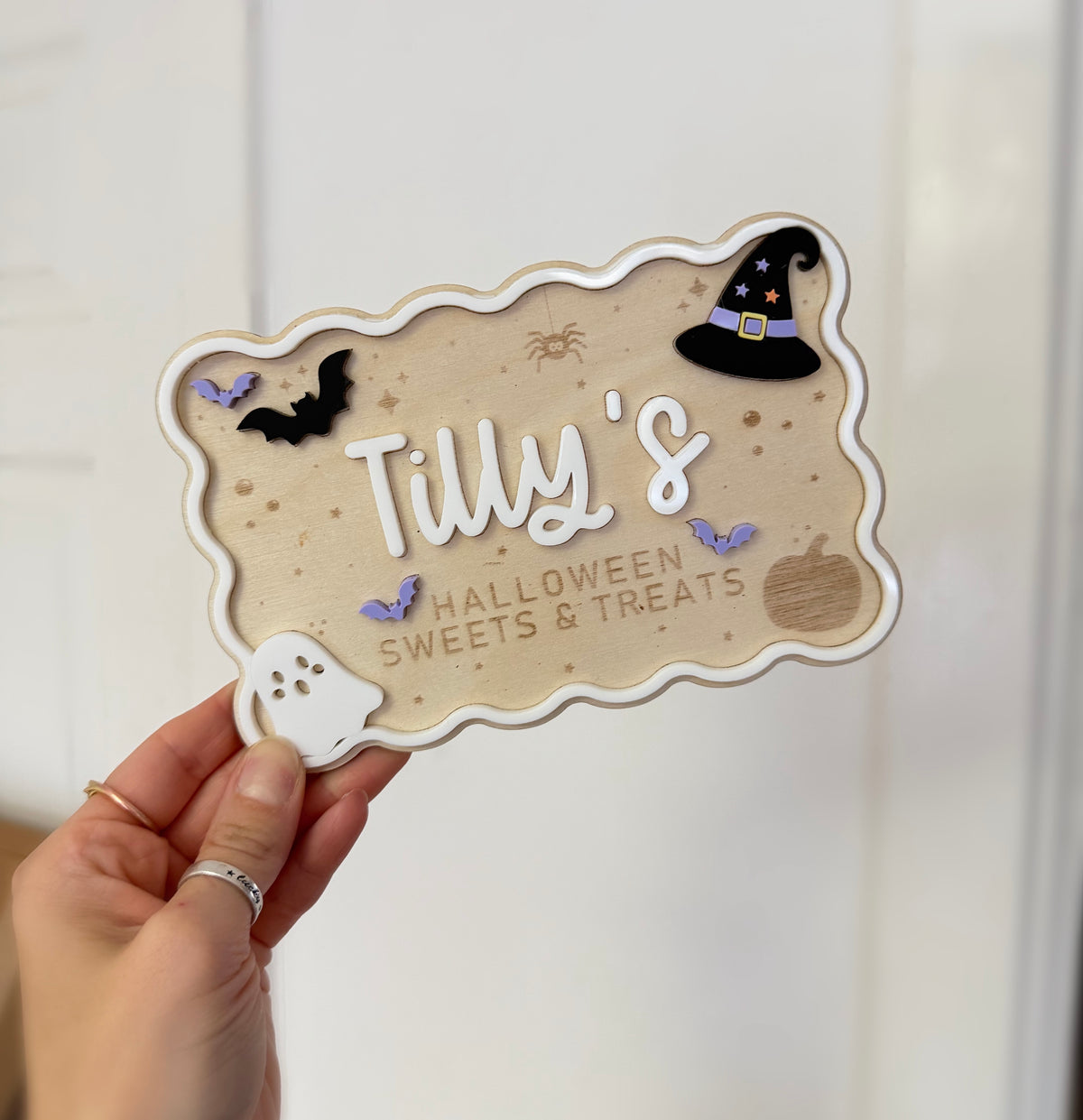 HALLOWEEN PERSONALISED PLAQUE