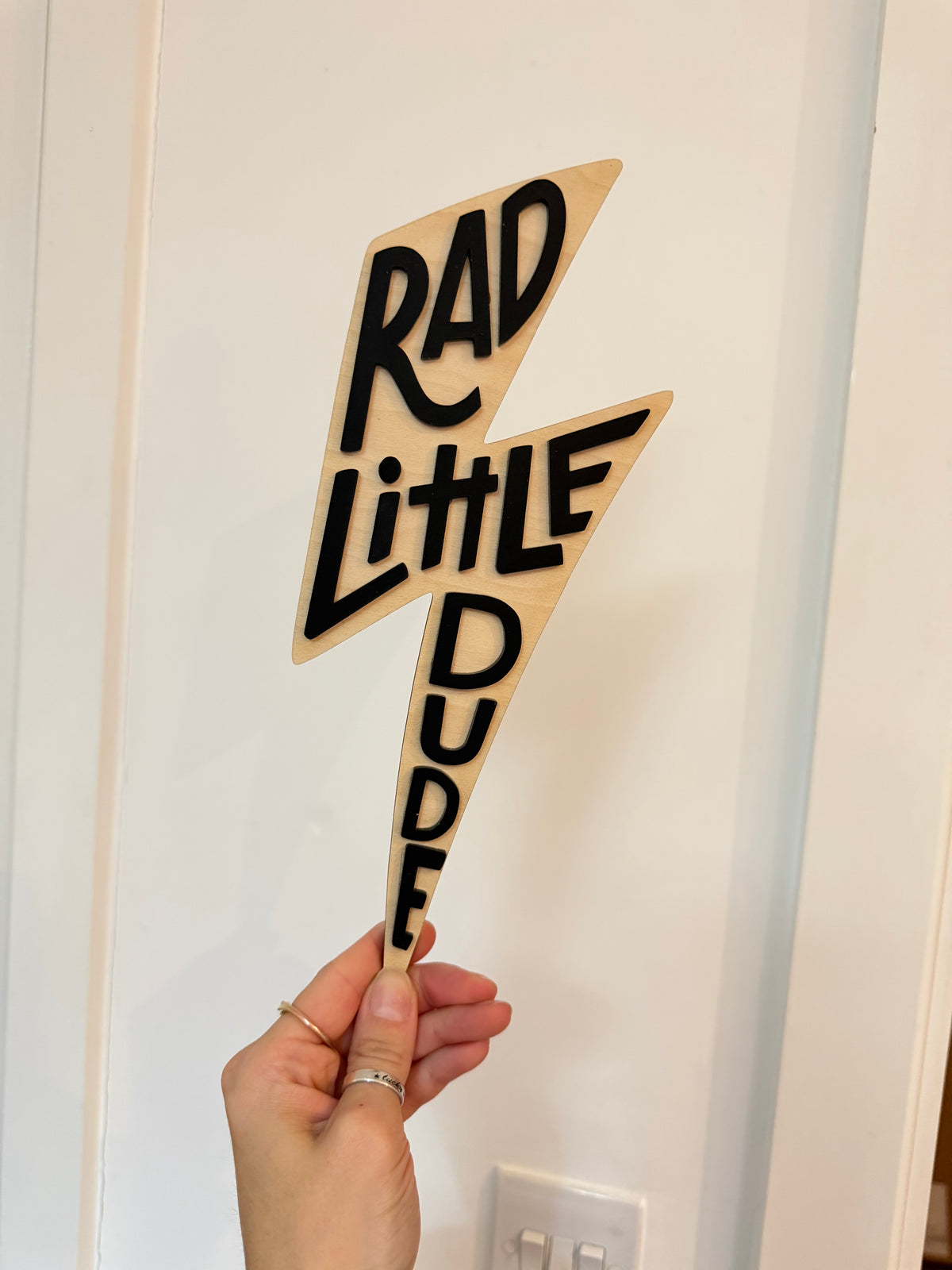 RAD LITTLE DUDE wall sign
