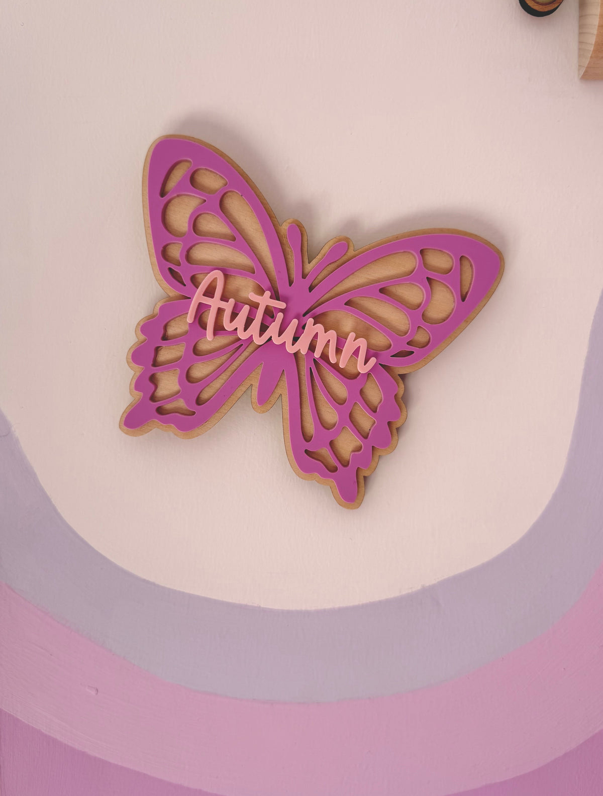 BUTTERFLY wall plaque