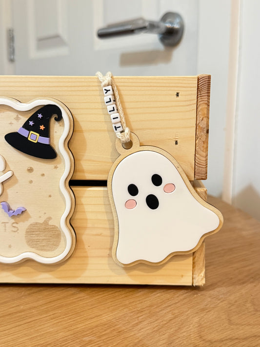 Boo crate Tags/hanging decor