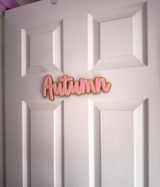 CUSTOM Name Sign